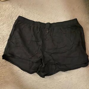 Black PINK Sleep Shorts